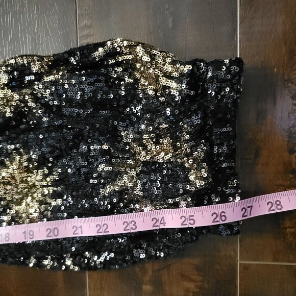 Farm Rio Sunny Mood Sequin Jumpsuit Women M Shimmer Glam Chic Party Flashy Disco - Picture 10 of 10